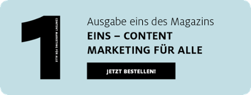Magazin Eins – Content Marketing für alle
